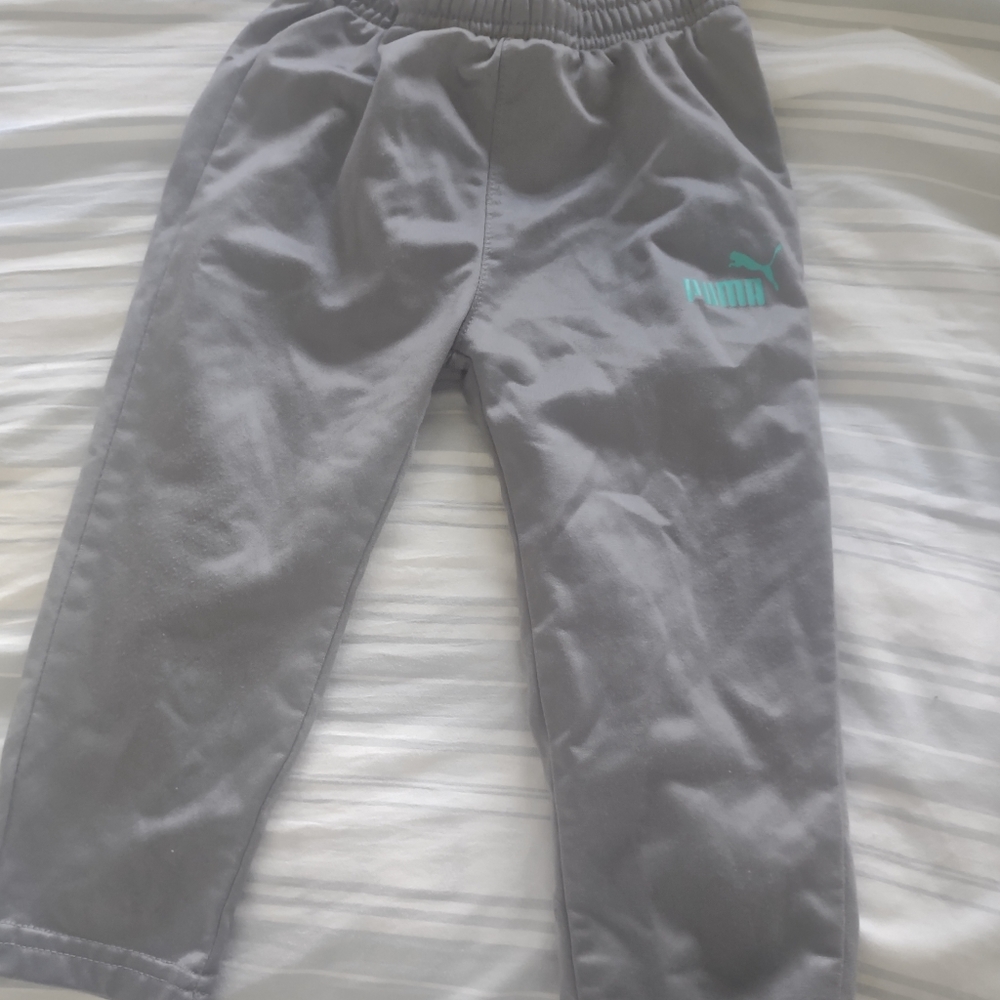 Silver puma track pants 18mon